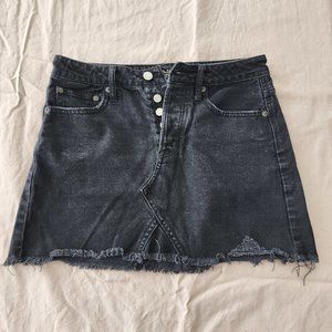 American Eagle Black Jean Skirt
